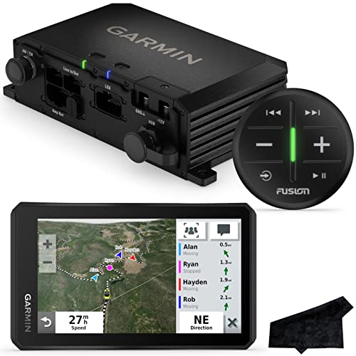 Certified Brands Garmin Tread Base Edition Off-Road Navigator with Fusion Marine Audio Box Audio Box Only