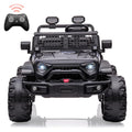 Nasitip 24V Kids 2-Seater Electric Car with Remote, Black