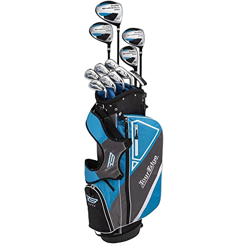Tour Edge Bazooka 370 Complete Golf Set Uniflex-Steel Left-Handed Black/Blue
