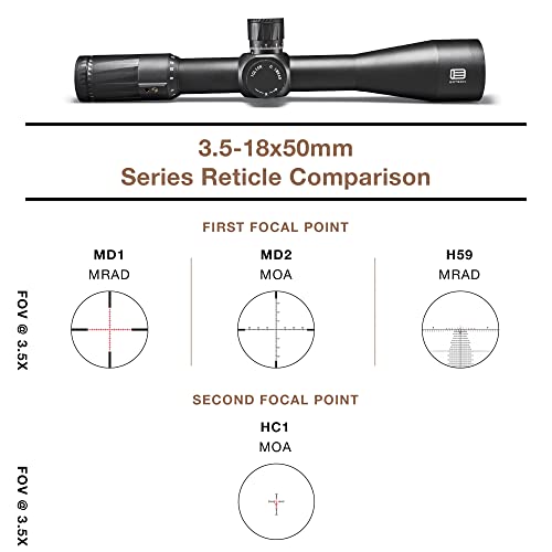 EOTECH Vudu 3.5-18x50mm Precision Rifle Scope Black