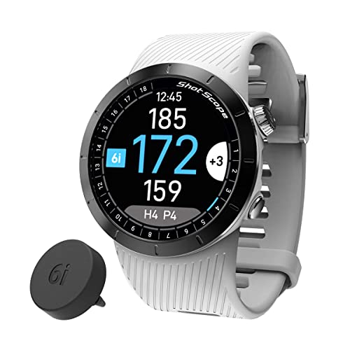 PlayBetter Shot Scope X5 Golf GPS Watch Prestige White