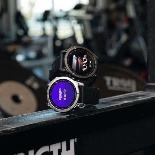 PlayBetter Garmin Fenix E Premium Multisport GPS Smartwatch Gift Box Bundle Stainless Steel/Black