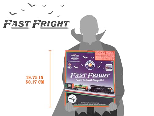 Lionel Fast Fright Halloween LionChief Bluetooth Electric O Gauge Train Set