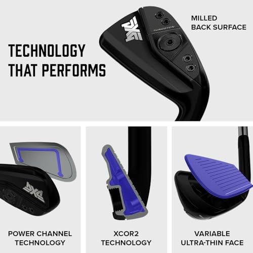 PXG 0311 GEN6 XP Iron Set 7 Clubs Right Hand Regular Flex Graphite Shaft Black