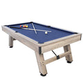 American Legend Brookdale 90” Billiard Table with Rustic Wood Finish Blue