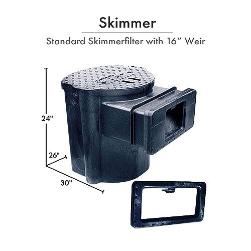 HALF OFF PONDS Savio Signature 6100 Complete Water Garden and Pond Kit with EPDM Liner Black