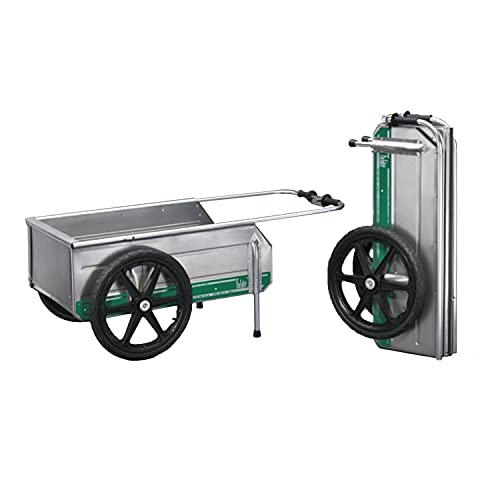 Tipke Manufacturing Foldit 2200 Portable Aluminum Folding Utility Cart Silver (2 Pack)