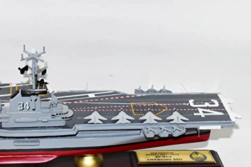 Squadron Nostalgia LLC USS Oriskany CVA-34 Aircraft Carrier Scale Model, Essex Class, 24 Inch, Multicolor
