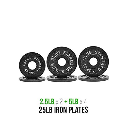 Fringe Sport 300lb Garage Gym Package with Bar & Bumper Plates Set