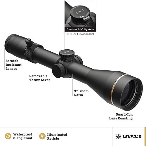 Leupold VX-3HD 3.5-10x50 CDS-ZL Illum. FireDot Twilight Hunter Riflescope