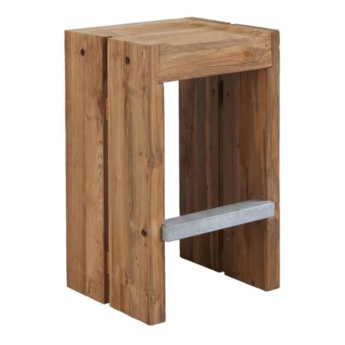 Seasonal Living Perpetual Solo 28" Wood/Steel Bar Stool Set of 2 Brown