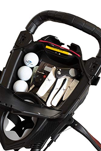 Bag Boy Nitron 3 Wheel Golf Push Cart Black/Red