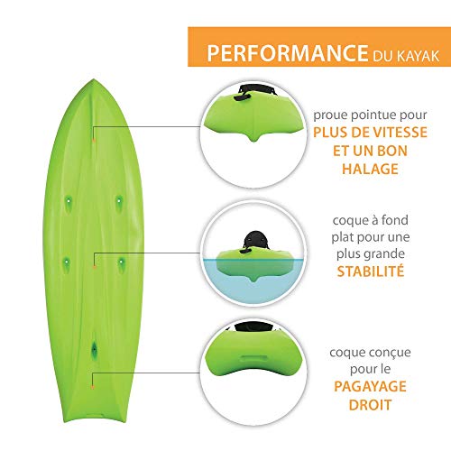 Lifetime Kokanee Sit-On-Top Kayak Lime