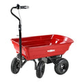 Kaimei Electric Wheelbarrow Utility Cart 264 lbs Capacity Black+Red