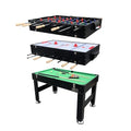 KICK Trilogy 55" 3-in-1 Multi Game Table Black