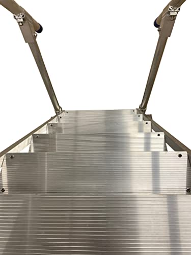Patriot Docks Aluminum Dock Stairs 6 Step Silver