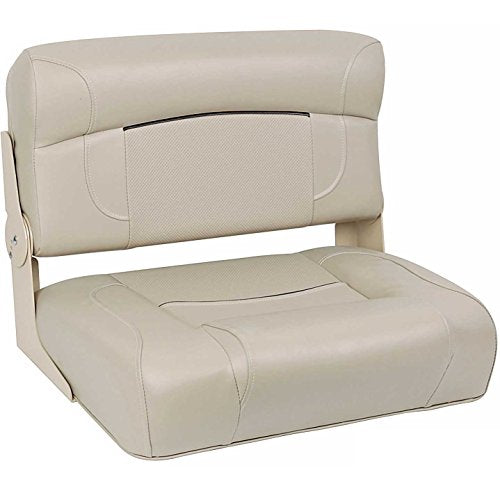 DeckMate 68" Bass Boat Seats Tan w/ Black Accent