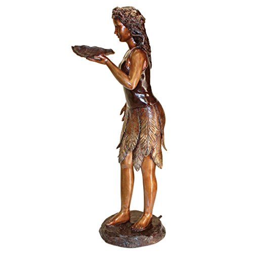 Design Toscano Maiden Garden Statue Cast Bronze