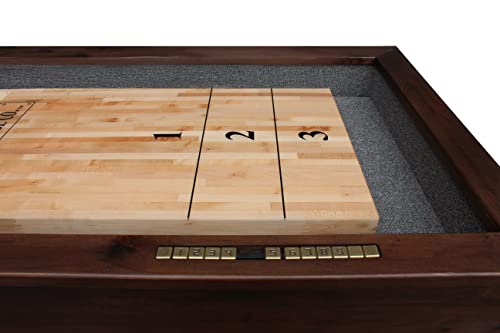 Empire USA Plank & Hide - Lucas Shuffleboard Table (14') Nutmeg