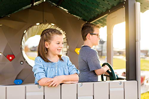 Lifetime Adventure Tunnel Swing Set Earthtone