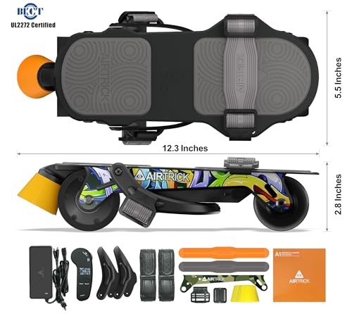 AIRTRICK A1 Ultra Portable Electric Skates Black2