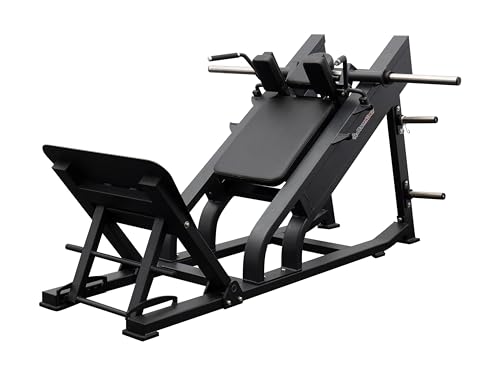 BK BodyKore Adjustable Hack Squat FL1811 Silver and Black