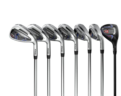 COBRA Golf 2022 LTDX One Length Combo Iron Set Chrome-Red-Blue