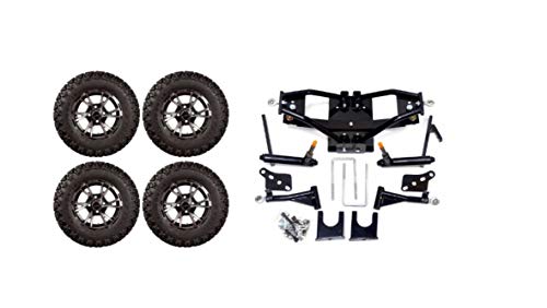 3G Lift Kit Combo with 12" Flash Wheels for Club Car DS Golf Carts - 2004+