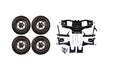 3G Lift Kit Combo with 12" Flash Wheels for Club Car DS Golf Carts - 2004+