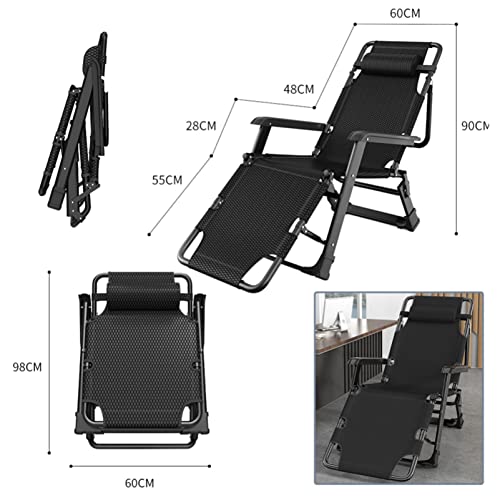 Natliedop Oversized Zero Gravity Chair Folding Portable Recliner with Adjustable Headrest Recliner X2