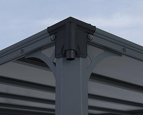Palram Canopia Milano 10x10 Gazebo Gray/Bronze