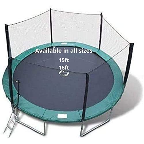 Best Trampoline USA Galactic Xtreme 14 FT Round Trampoline with Net Enclosure