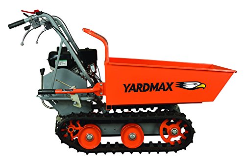 YARDMAX Track Barrow 660 lb Capacity Briggs CR950 6.5 hp 208cc Orange