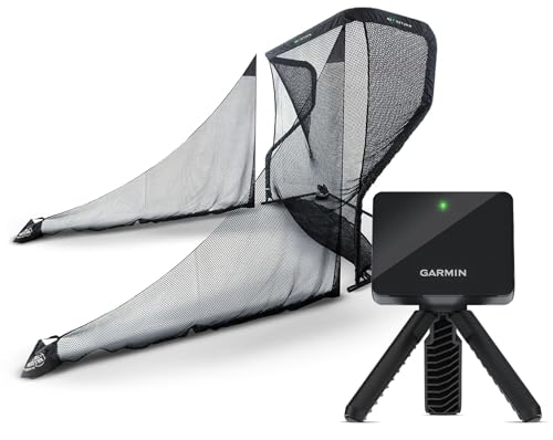 Certified Brands Garmin Approach R10 Golf Launch Monitor & Net Return Pro Series V2 Golf Net
