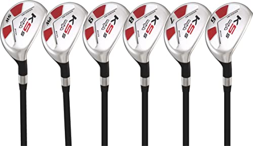 Majek Senior Men’s Golf All Hybrid Partial Set Black