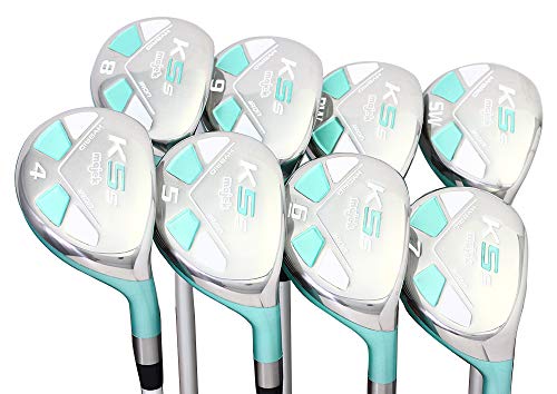 Majek Seafoam Teal Senior Ladies Golf Hybrids Irons Set
