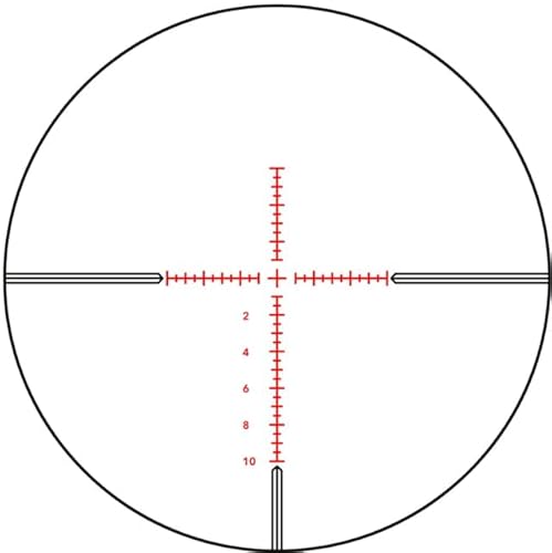 GPO German Precision Optics GPOTAC 6X Rifle Scope 4.5-27x50i First Focal Plane Black