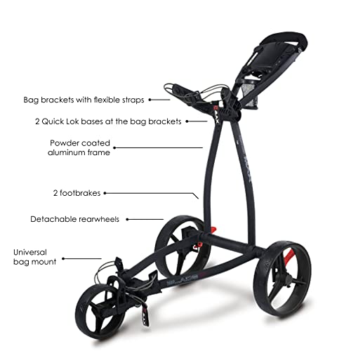 Big Max Blade IP Golf Push Carts Phantom