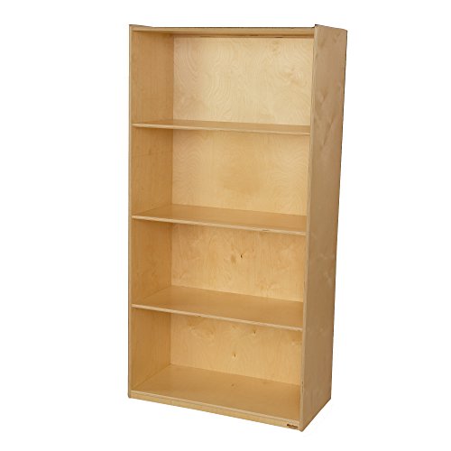 Wood Designs Multi-Purpose Bookcase 72" Natural Wood