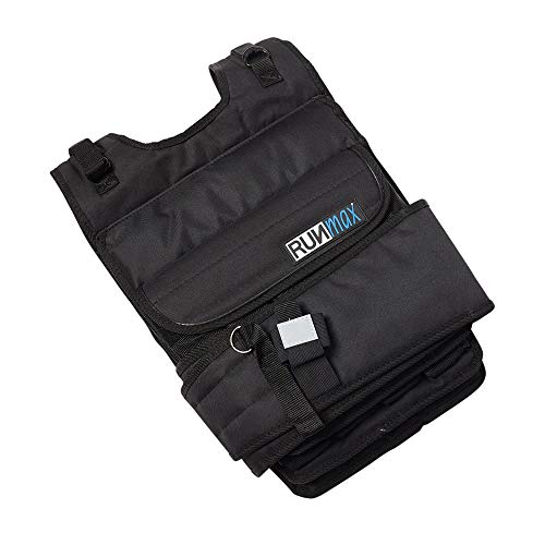 RUNmax RUNFast Weighted Vest With Shoulder Pads Black