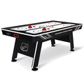 NHL 60" Air Hockey Table with Electronic Overhead Scoreboard Black/White