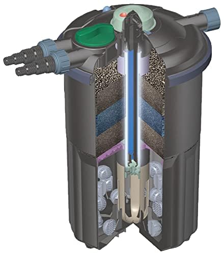 EasyPro Pond Products Eco-Clear Complete Pond Filtration System for Ponds up to 3900 Gallons Clear