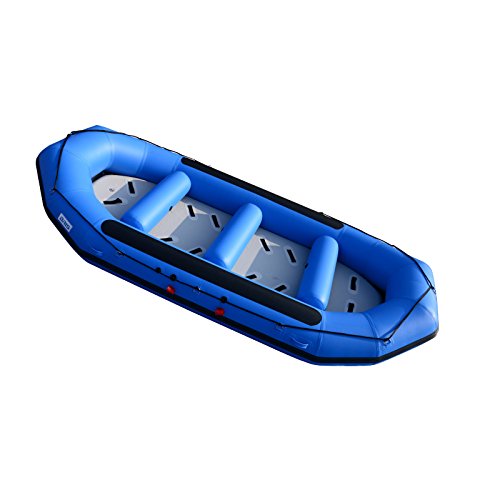 BRIS 1.2mm PVC 15ft Inflatable Blue Water River Raft