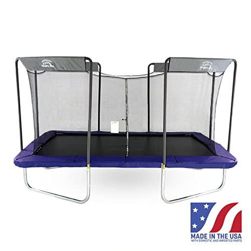 Skywalker Trampolines 17ft Rectangle Olympic-Sized Trampoline with Enclosure Blue