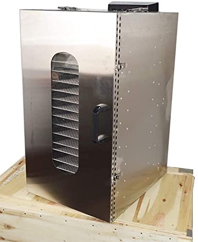 INTSUPERMAI 20 Layer Commercial Food Dehydrator Stainless Steel Silver