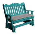 A & L Furniture Co. Royal English Recycled Plastic 5ft Glider Chair