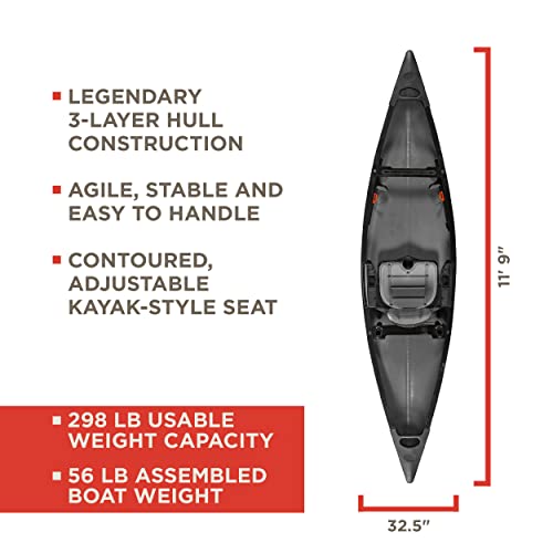 Old Town Sportsman Discovery Solo 119 Fishing Canoe Ember Camo