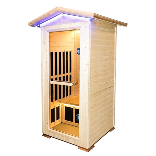 Daleyzay Infrared Home Sauna Box 1 Person Natural