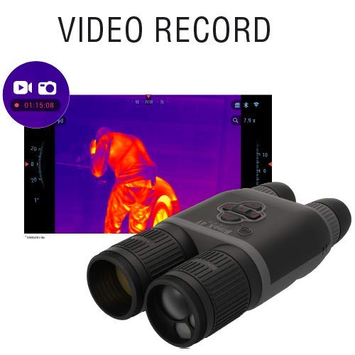 theOpticGuru ATN BinoX4T Thermal Binocular with Laser Range Finder Black
