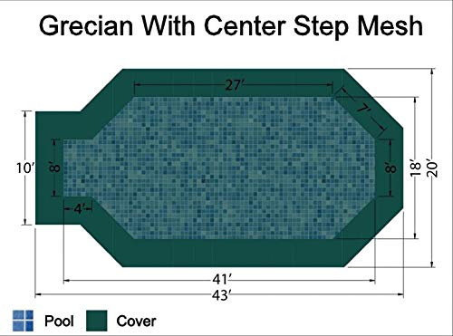 Loop Loc 18' x 37' Grecian Safety Cover
